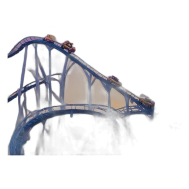 rollercoaster with oct 29 calendar sticker