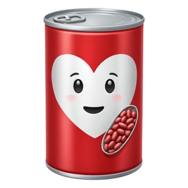 can of beans sticker