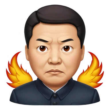 Angry Xi Jinping sticker