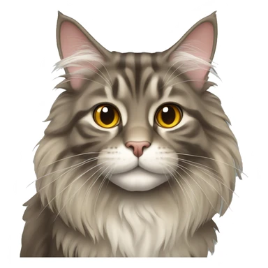Maine coon cat sticker