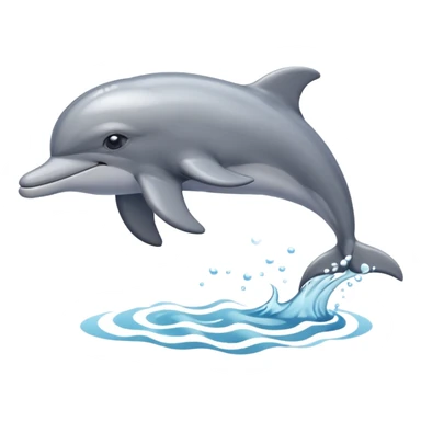 with dolphin please sticker