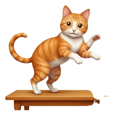 Cat dancing on table





 sticker
