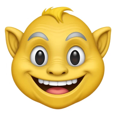 Troll face emoji sticker
