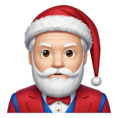 spiderman santa sticker