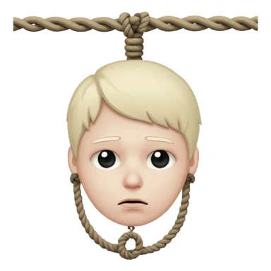 Hang myself sticker