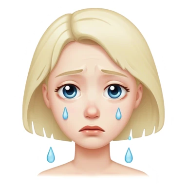 in love with tears  sticker