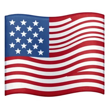 American flag in distress, upside down, stars in the bottom left corner, accurate flag proportions, simple clear design, no text sticker