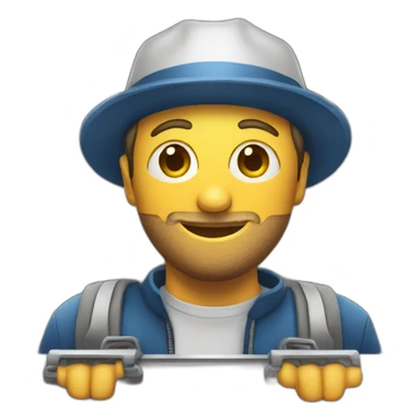 Personne qui photographie un train sticker