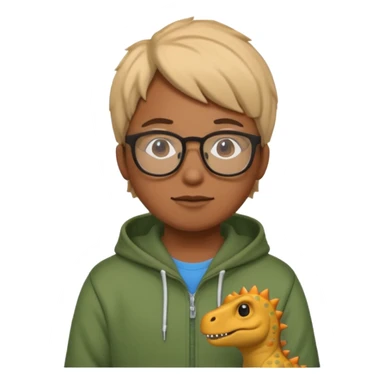 dinosaurio programador sticker