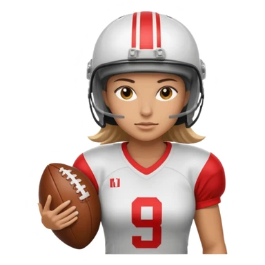 Football Players, Female player sticker