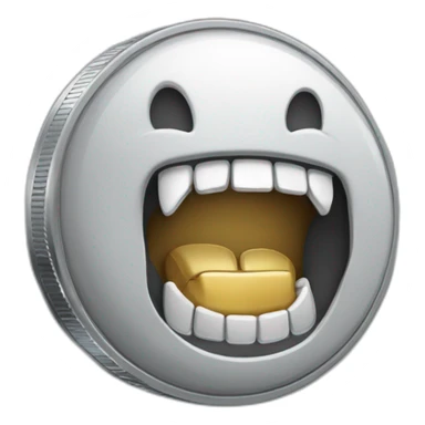 coin-mimic-teeth sticker