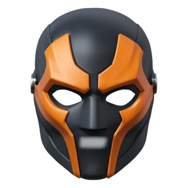 Death stroke mask all black sticker