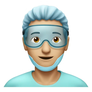 Man during lasix surgery sticker