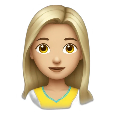 ukraine girl sticker