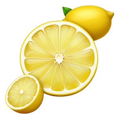 lemon slice, juicy and fresh sticker