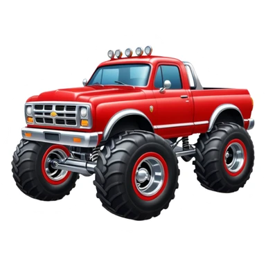 Monster truck sticker