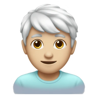 pastel blue hearts sticker