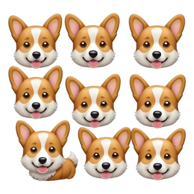 merle corgi twitch emotes sticker