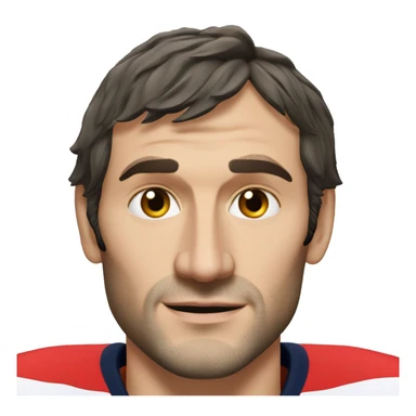 Alexander Ovechkin Realistic face sticker