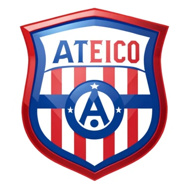 Atletico madrid club logo sticker