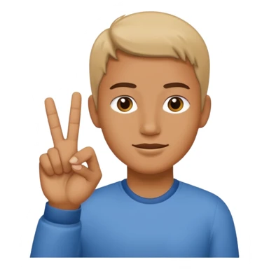 Yvl hand sign sticker