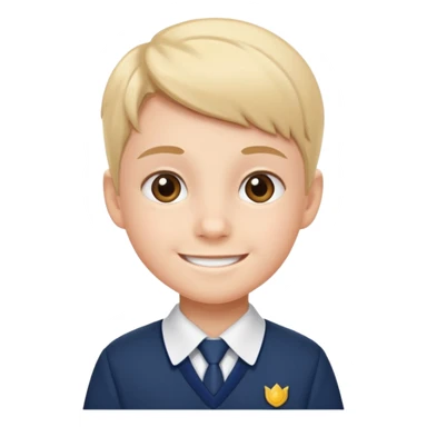 kid student School uniform sticker