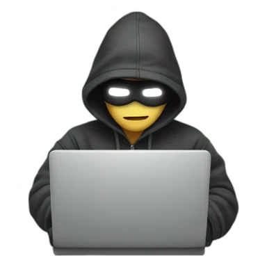 Hackers using laptop sticker