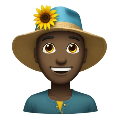 Un girasol alegre  sticker