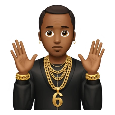 P Diddy doing 67 sticker