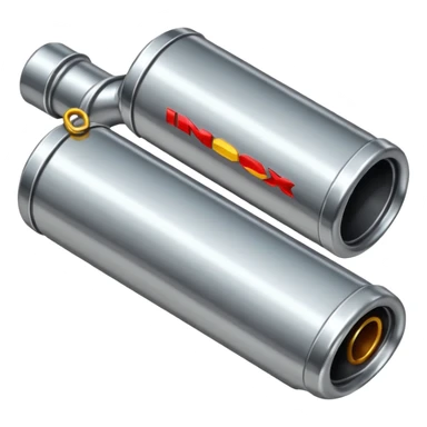 Inox muffler jdm sticker