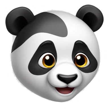 Cœur panda sticker