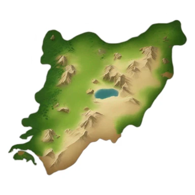 Palästina Landkarte  sticker