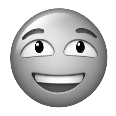 smiling face with a tear showing peace sign sticker