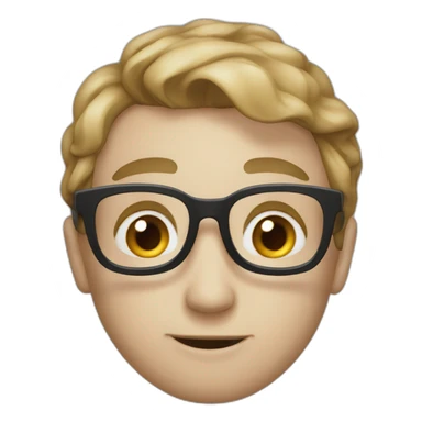 Emoji qui tire la langue sur le coter sticker