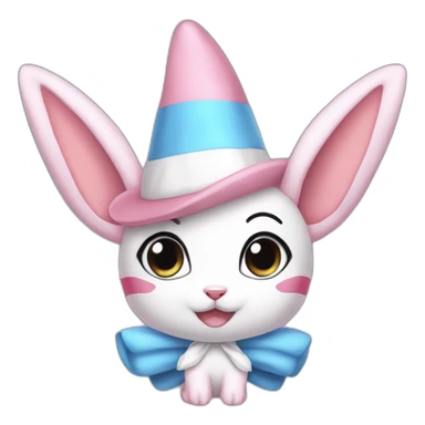 Sylveon-with-hat sticker