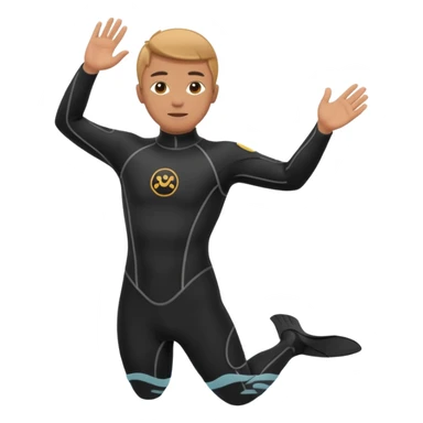 diver wetsuit only wetsuit sticker