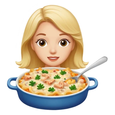 white girl tuna caserole sticker