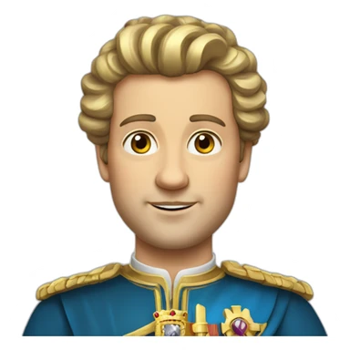King Philip of Belgium sticker