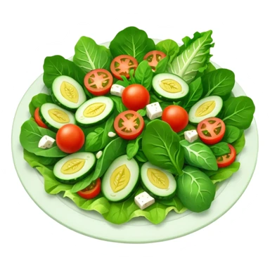 vegetarian green salad sticker