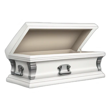 White Coffin sticker