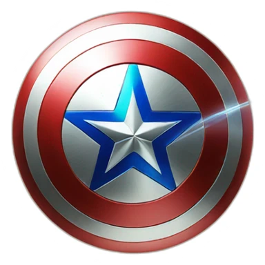 captain America, but with an X in place of the A sticker