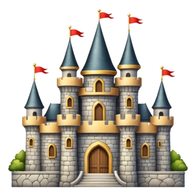 luxurious castle sticker