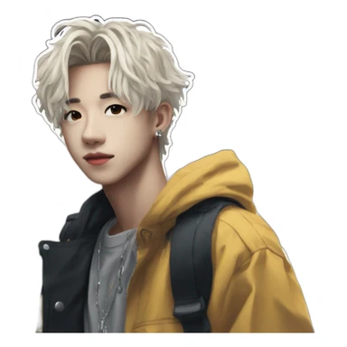 Bang chan stray kids  sticker