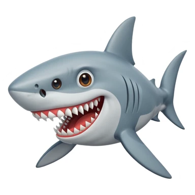 Stupid shark sticker