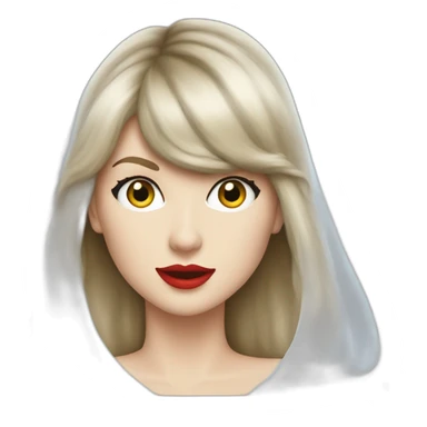taylor swift as a ghost sticker