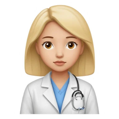 The cosmetologist girl was thinking sticker