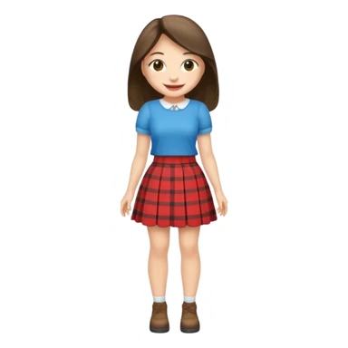 Jennie full body in skirt sticker