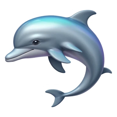 Aesthetic dolphin sticker