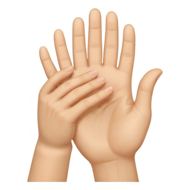 Face palm hand sticker