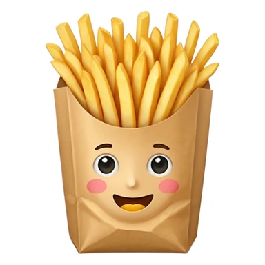 Put fries in the bag sticker